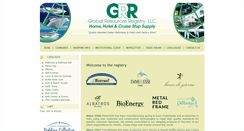 Desktop Screenshot of globalresourceregistry.com
